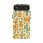 Mexico Hand-Drawn Cactus Pattern iPhone Case – Cute Desert Guitar & Sombrero Design | with MagSafe  Shamo's iPhone 17 Air / Matte