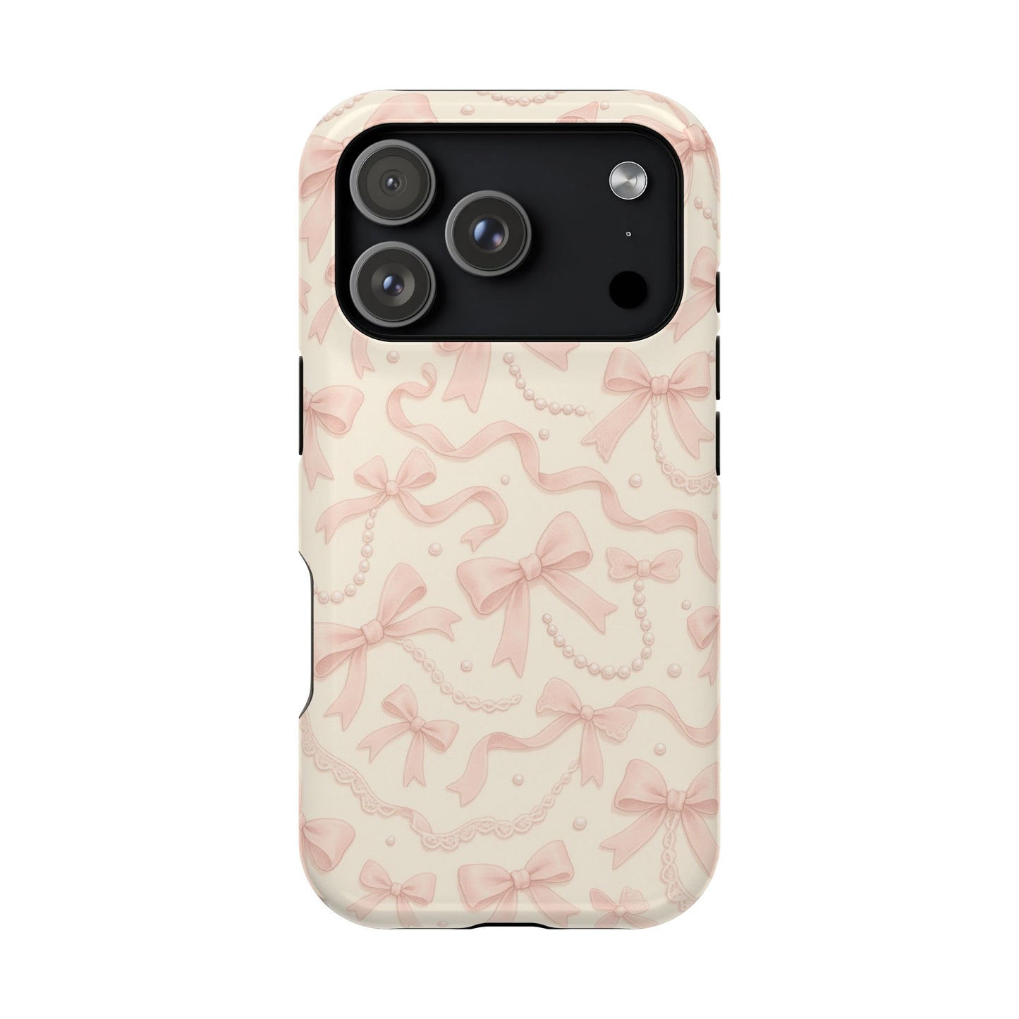 Coquette Bows Pattern iPhone Case | MagSafe