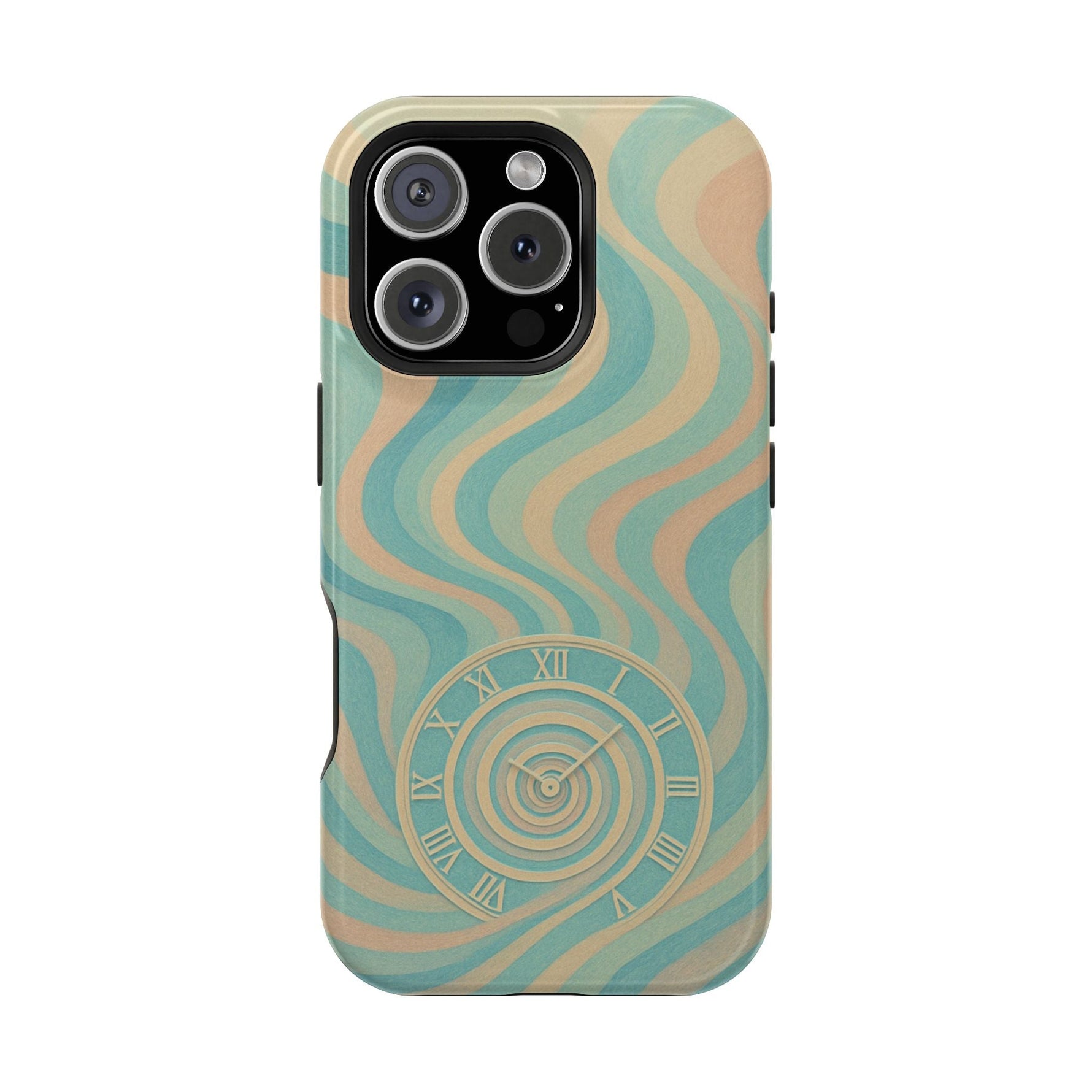 “Flow of Time” iPhone Case with MagSafe Compatibility  Shamo's iPhone 16 Pro / Glossy