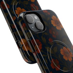 Floral Night Velvet iPhone Case - Works with MagSafe - Shamo's