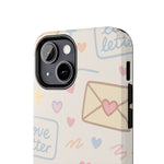 Pastel Love Letter Hearts Impact Phone Case  Shamo's