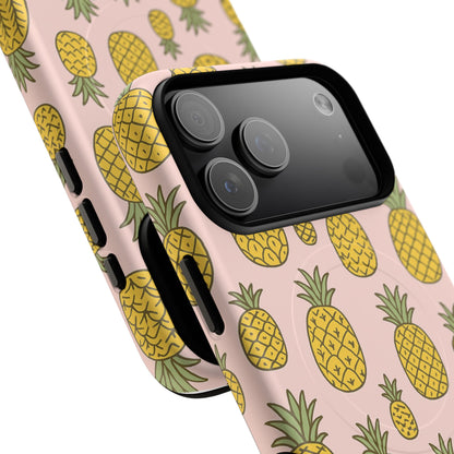 Pineapple Pattern Fruit Case for iPhone | MagSafe Compatible