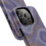 Purple Agate Marble iPhone Case with MagSafe  Shamo's