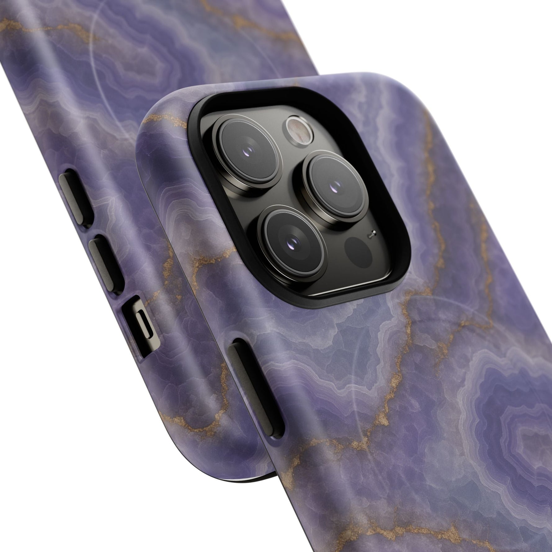 Purple Agate Marble iPhone Case with MagSafe  Shamo's