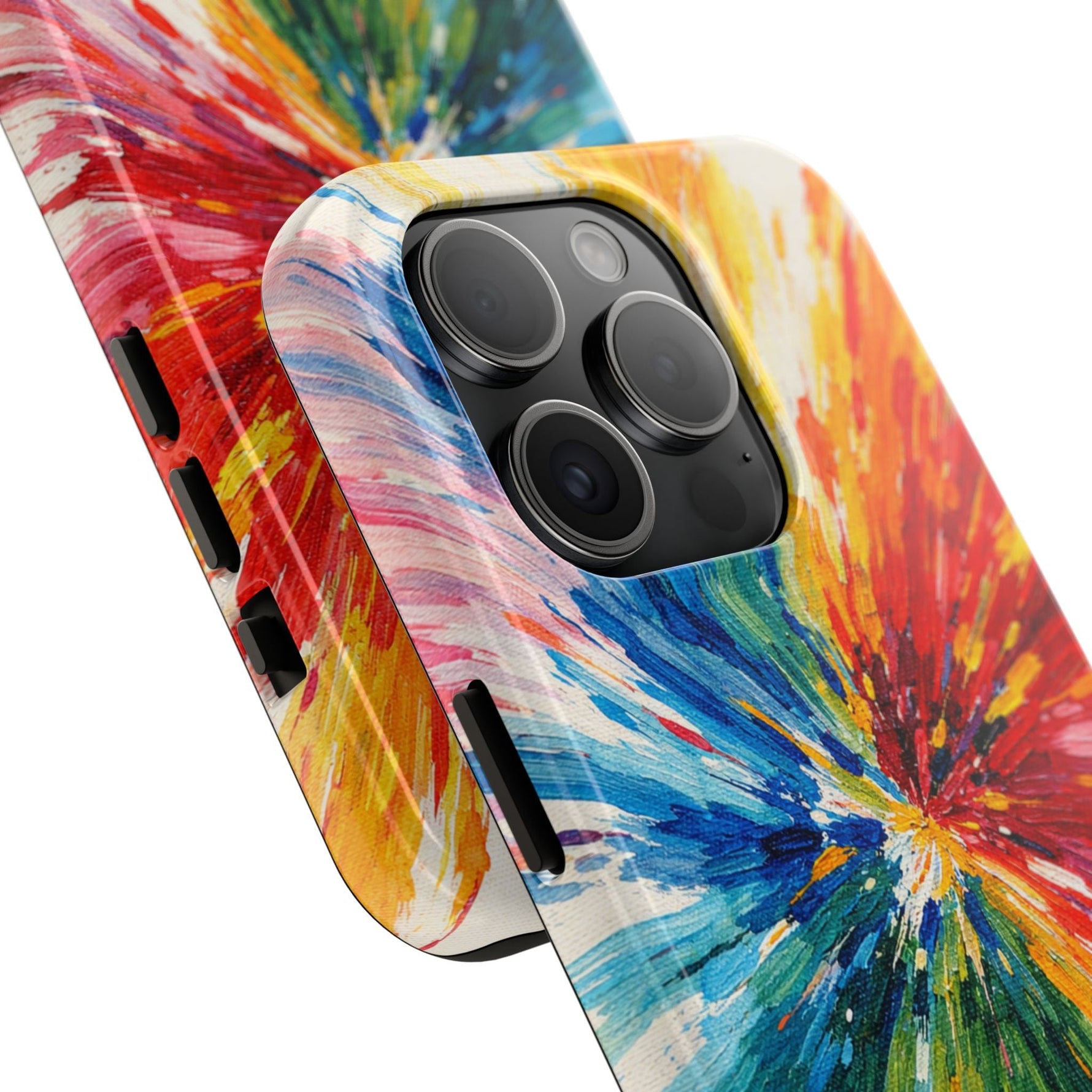 Vibrant Abstract Paint Explosion Impact Phone Case  Shamo's