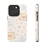 Pastel Love Letter Hearts Impact Phone Case  Shamo's iPhone 14 Pro