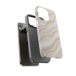 Elegant Gold Wave Tough iPhone Case  Shamo's
