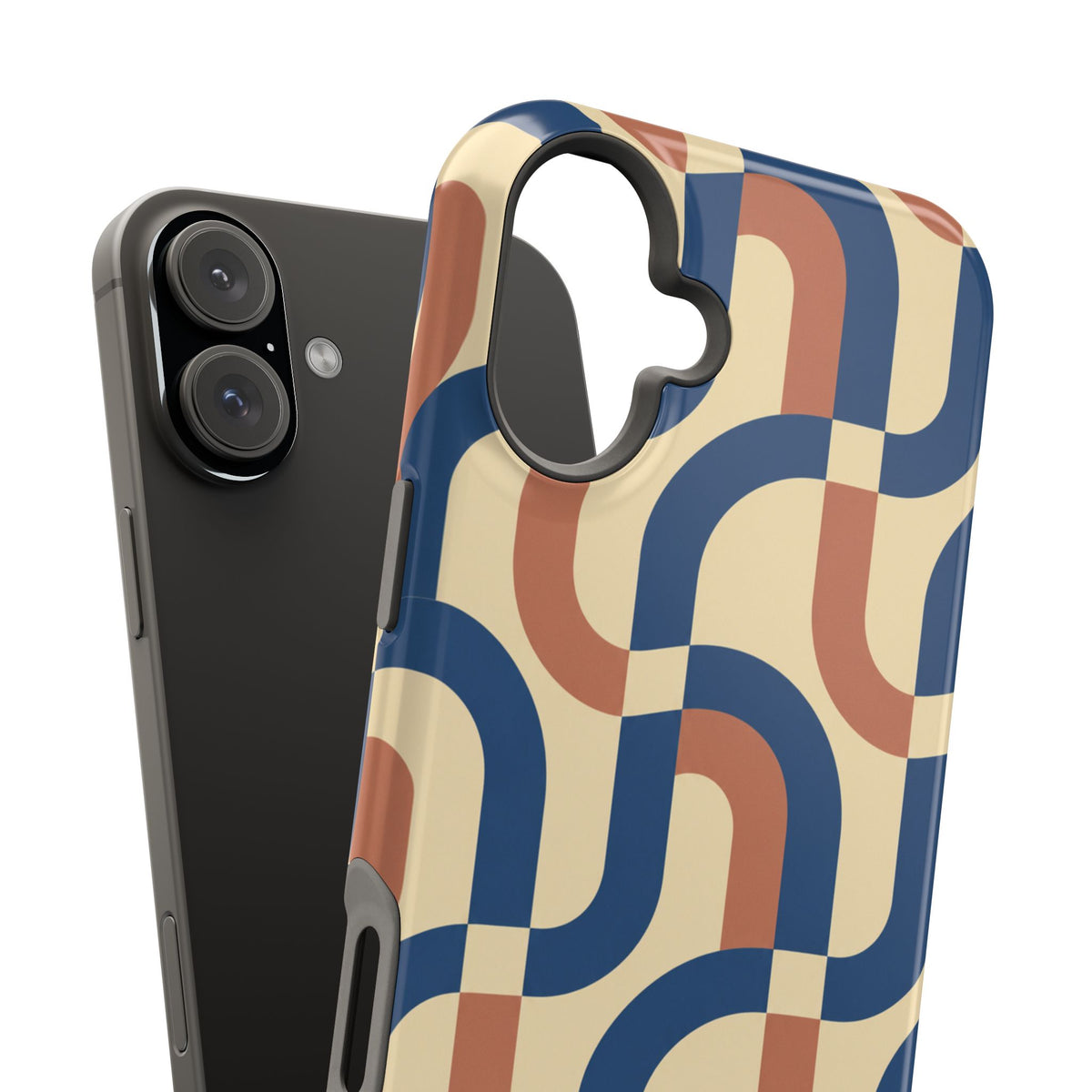 Mod Ribbon – Retro Geometric MagSafe Phone Case
