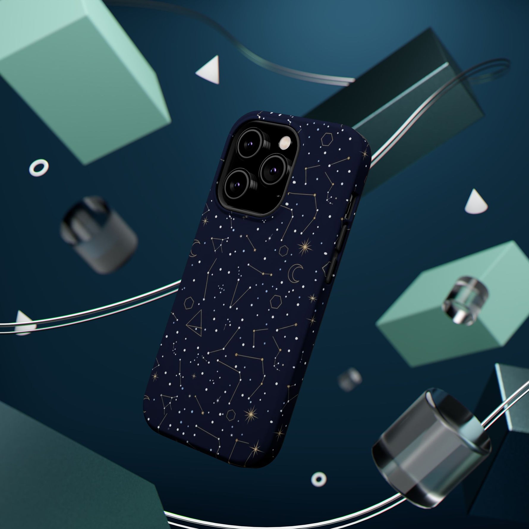 Constellation Night Magnetic Impact-Resistant Phone Case with MagSafe