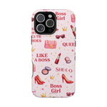 Boss Girl Cosmetic Pattern iPhone Case | MagSafe - iPhone 16 Pro Max / Glossy - Shamo's