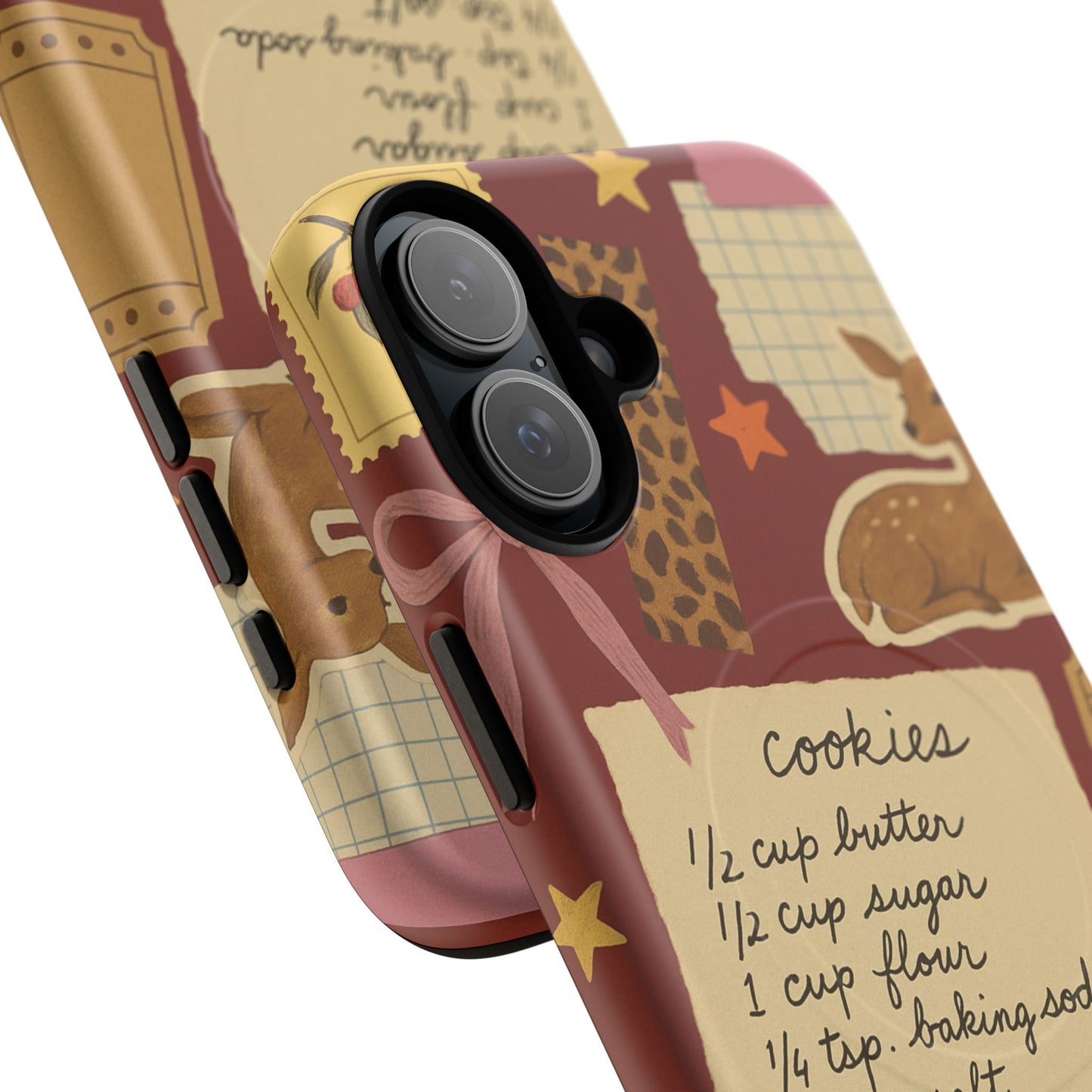 Holiday Receipt Stamps iPhone Case with MagSafe Compatibility