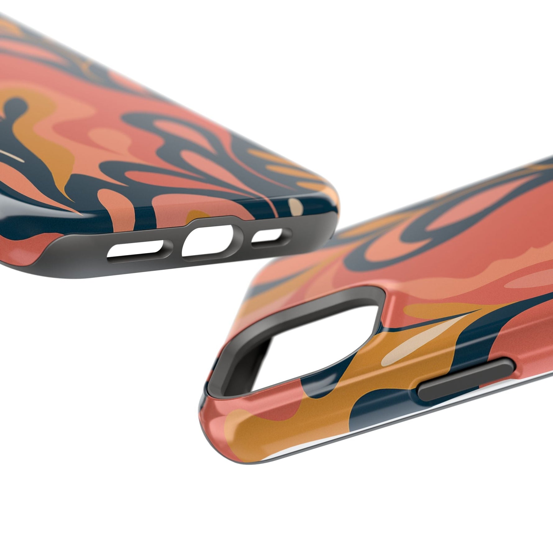 Floral Feminine Abstract MagSafe Impact-Resistant iPhone Case  Shamo's