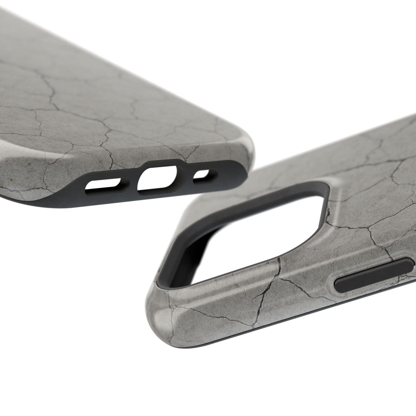 Cracked Concrete Texture iPhone Case with MagSafe compatibility  Shamo's