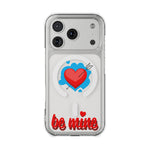 MagSafe-Compatible Clear Phone Case — "Be Mine Love Edition" - iPhone 17 Pro - Shamo's