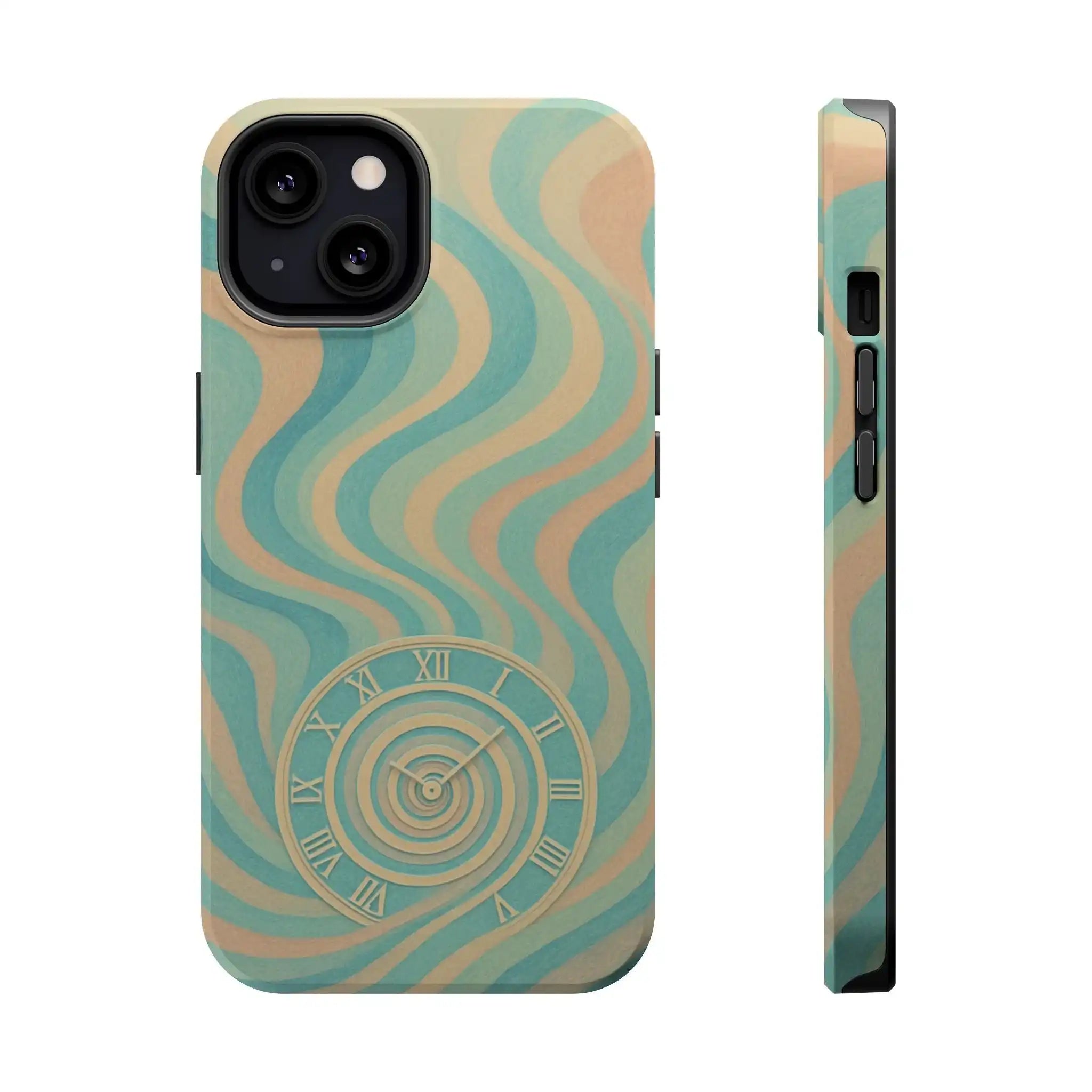 “Flow of Time” iPhone Case with MagSafe Compatibility  Shamo's iPhone 13 / Glossy