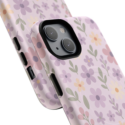 Floral Magnetic | Compatible with MagSafe Phone Case - Stylish and Durable Protection