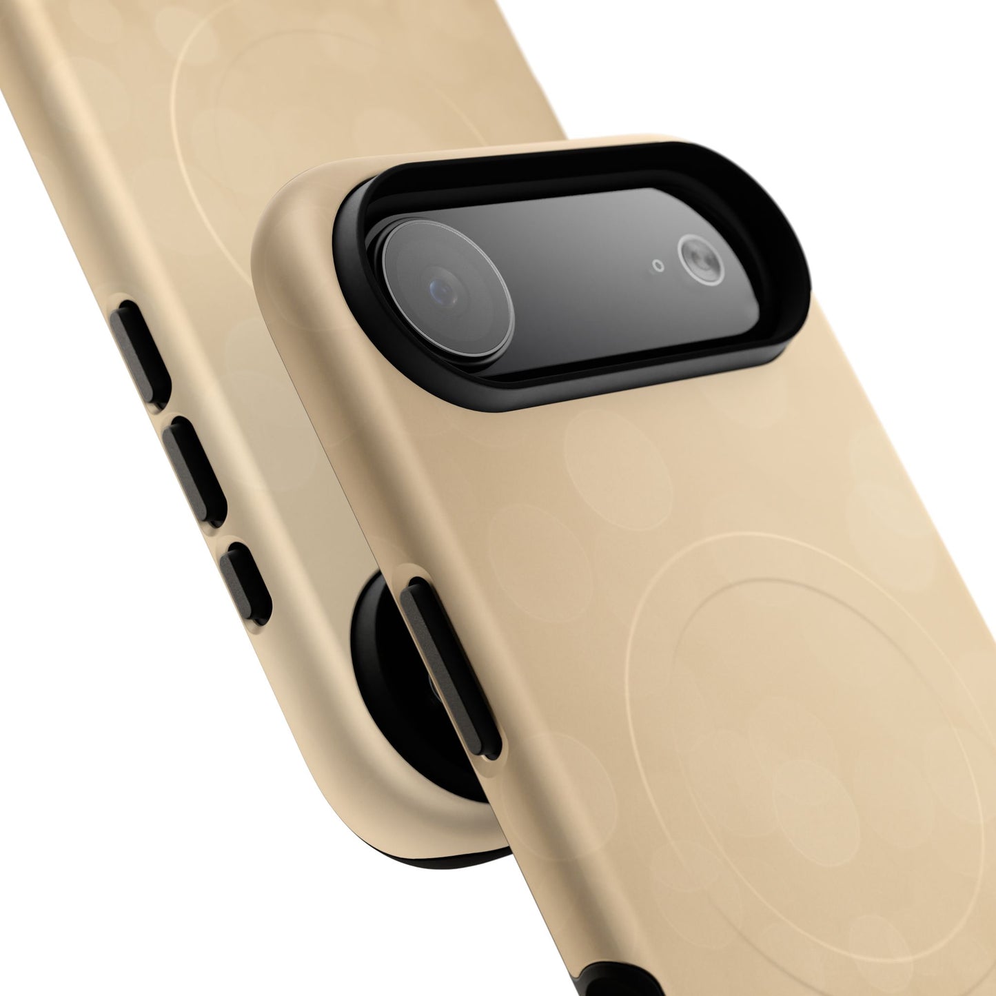 Gold Glitter Holiday iPhone Case — MagSafe-Compatible Design