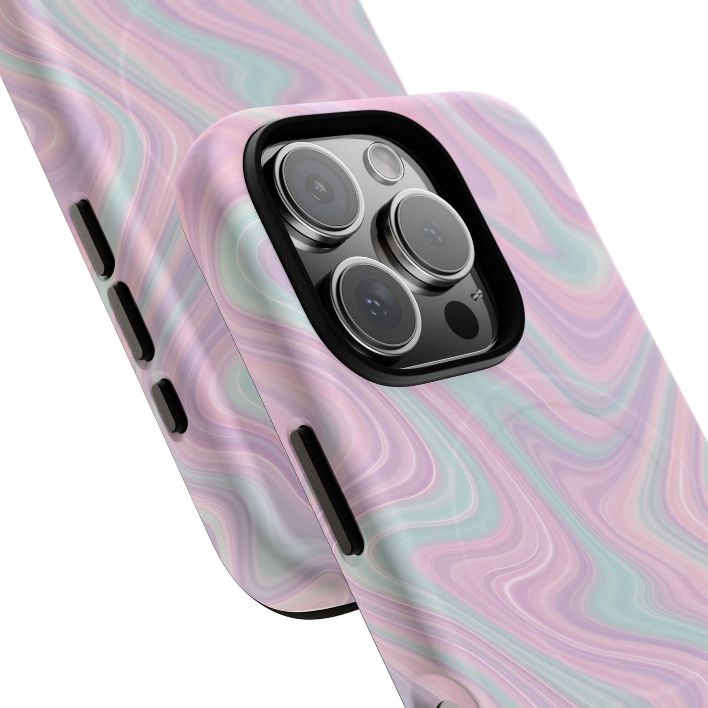 Colorful Marble Pastel Swirl iPhone Case | MagSafe