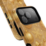 Holiday Gold Ornament iPhone Case | Compatible with MagSafe  Shamo's