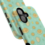 Cookie & Coffee Pattern Tough iPhone Case — Impact-Resistant  Shamo's