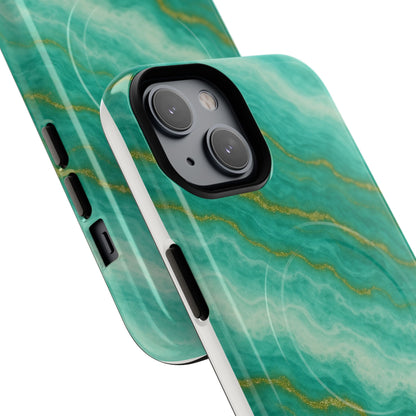 Ocean Marble Flow iPhone Case with MagSafe - Shamo's