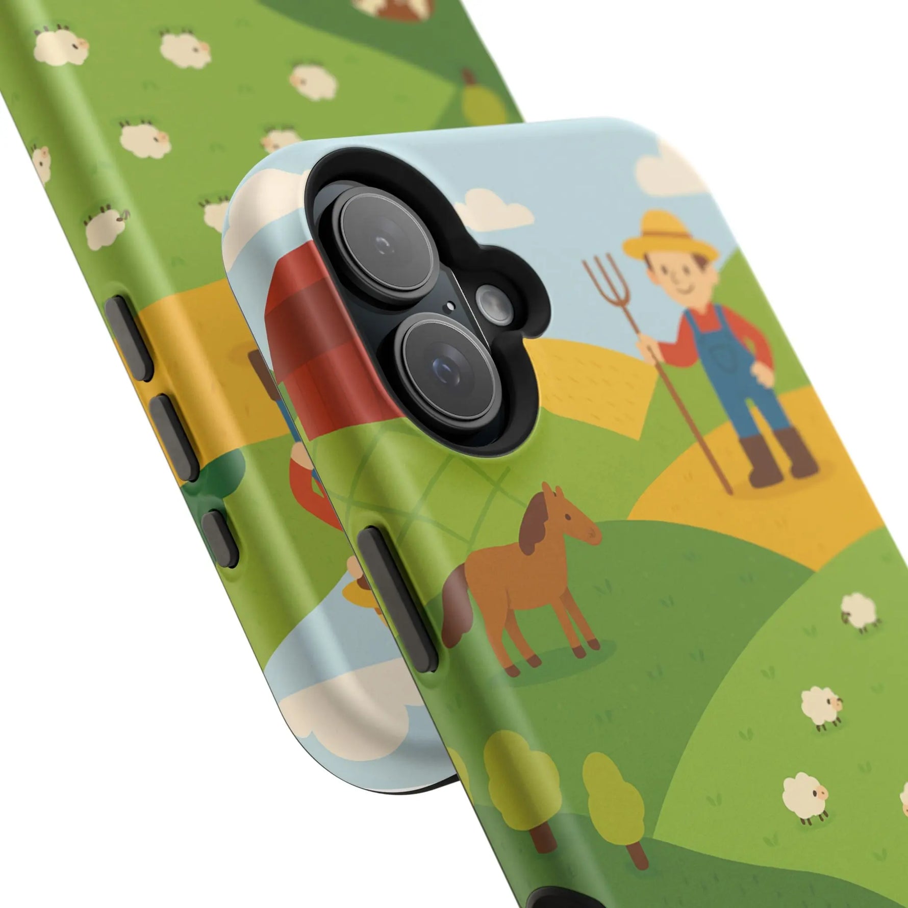 Farm-Themed Impact-Resistant MagSafe Phone Case - Shamo's