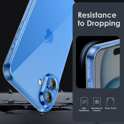 Clear case for iPhone 16 Series, Soft, TPU, Flexible
