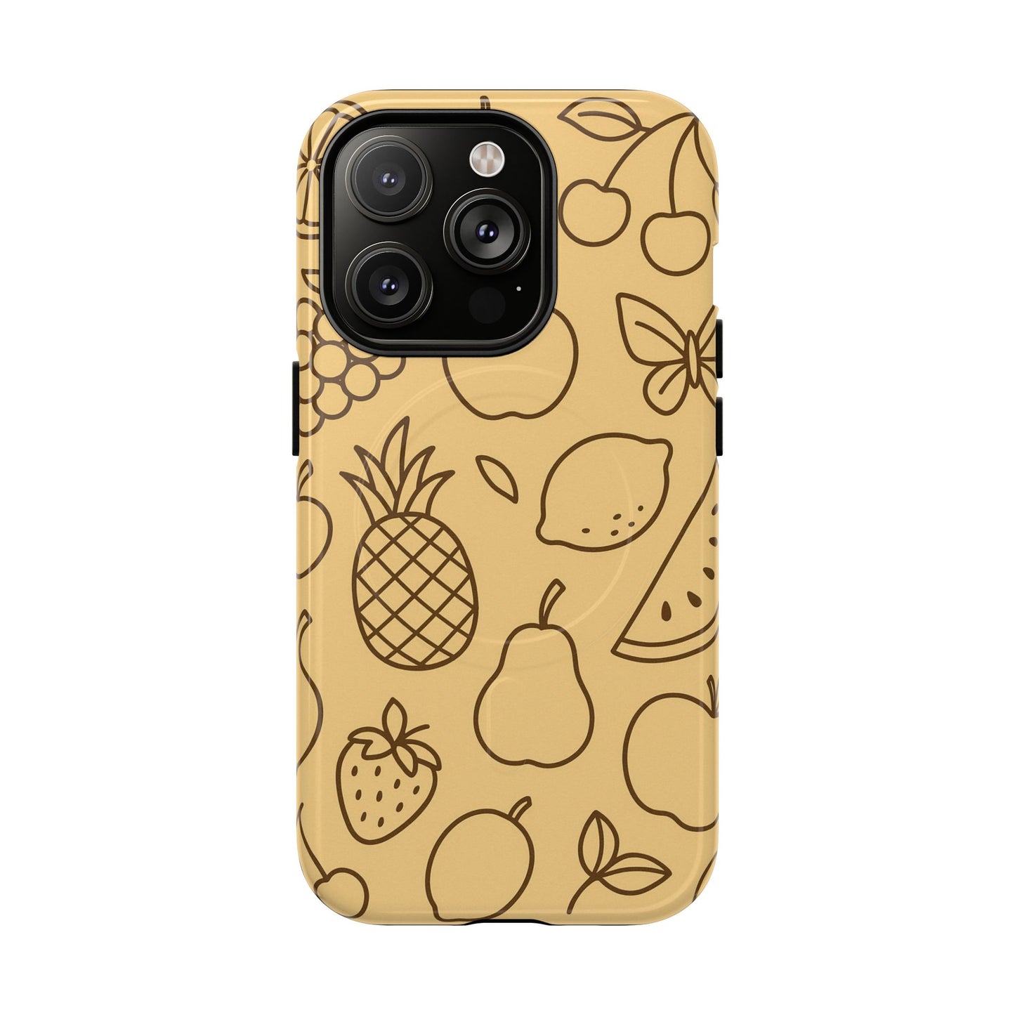 Fruity Drawing Design iPhone Case | Compatible with MagSafe