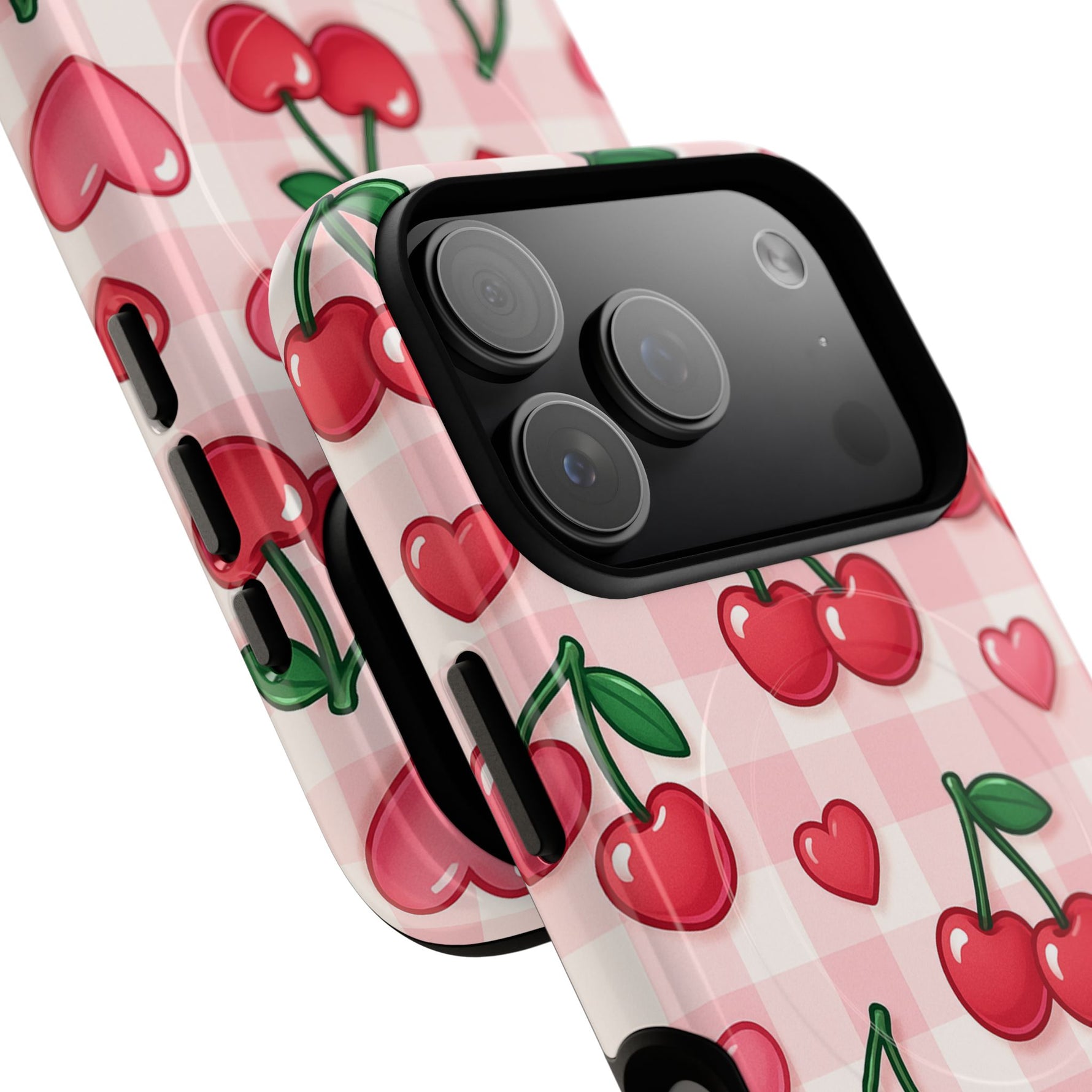 Y2K Cherries & Hearts iPhone Case | MagSafe - Shamo's