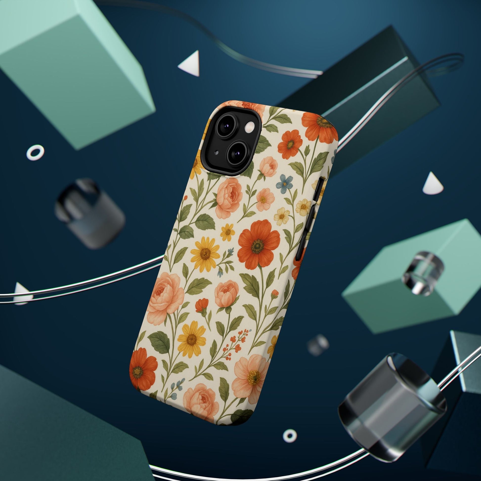 Floral Vintage Garden iPhone Case — with MagSafe  Shamo's
