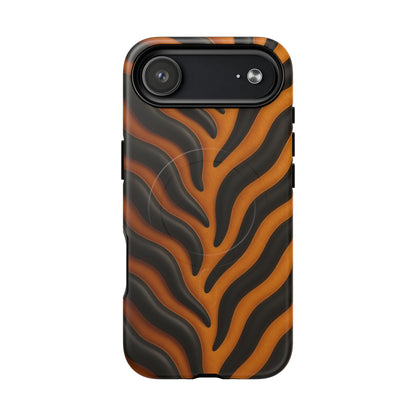 Fierce Tiger Striped iPhone Case - Works with MagSafe