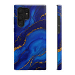 Blue Gold Marble Phone Case  Shamo's Samsung Galaxy S22 Ultra / Glossy / Without gift p