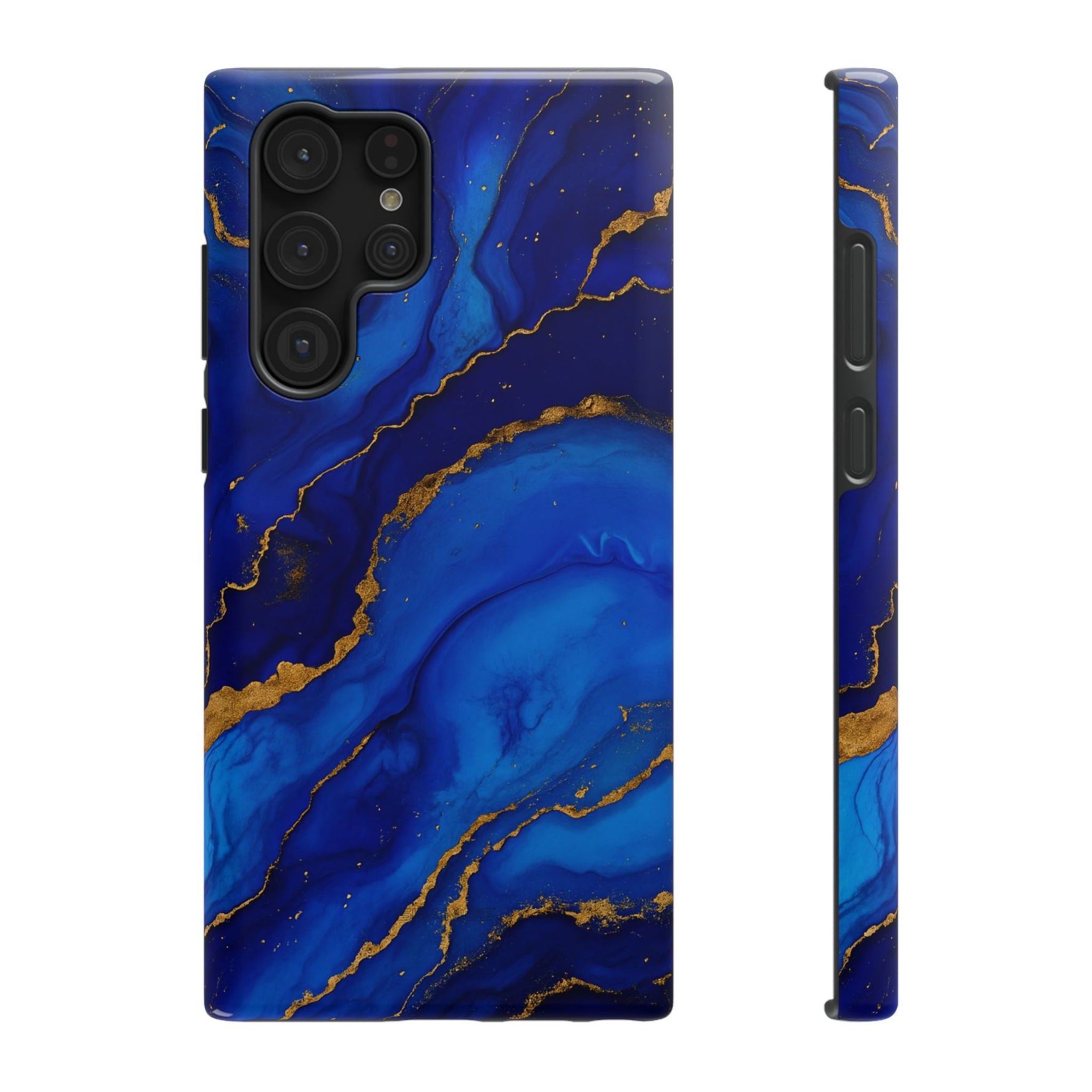 Blue Gold Marble Phone Case  Shamo's Samsung Galaxy S22 Ultra / Glossy / Without gift p