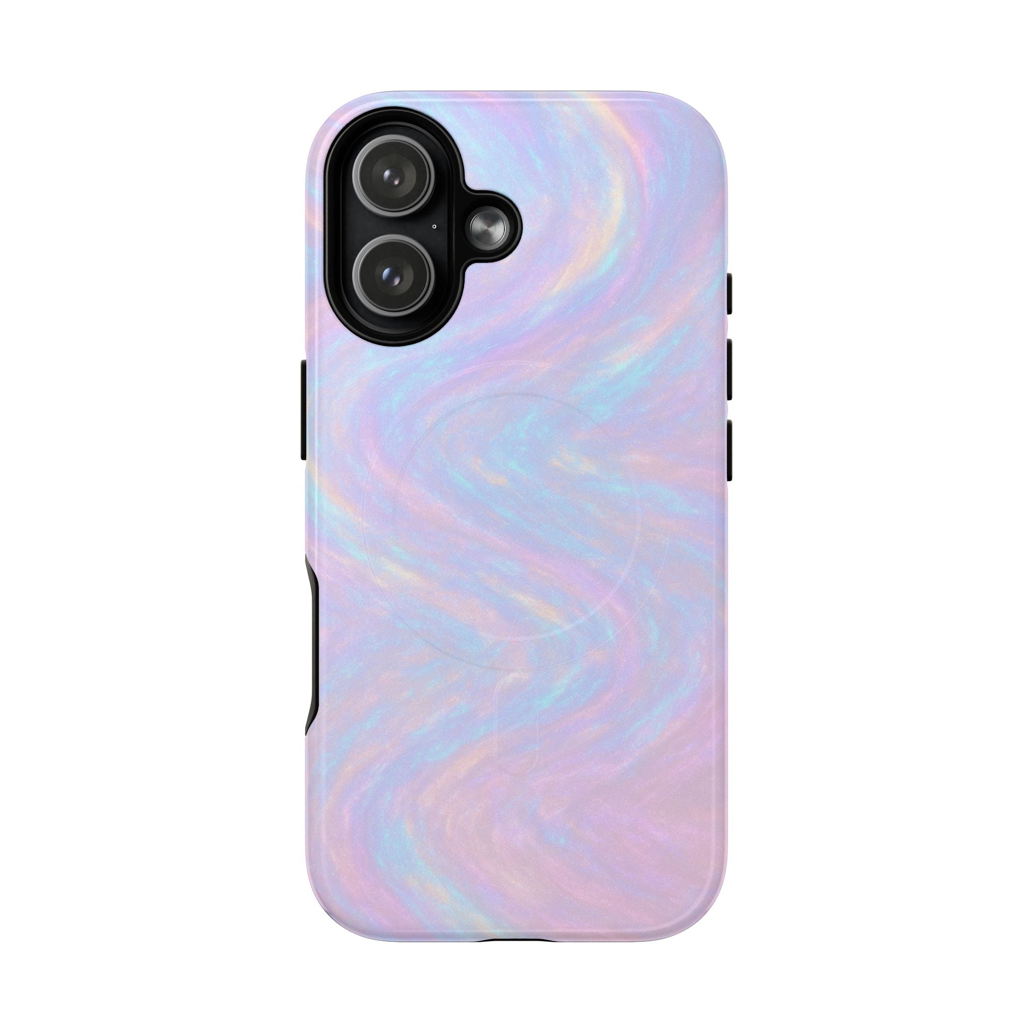 Luxury Series Iridescent Swirl iPhone Case with MagSafe - Shamo's
