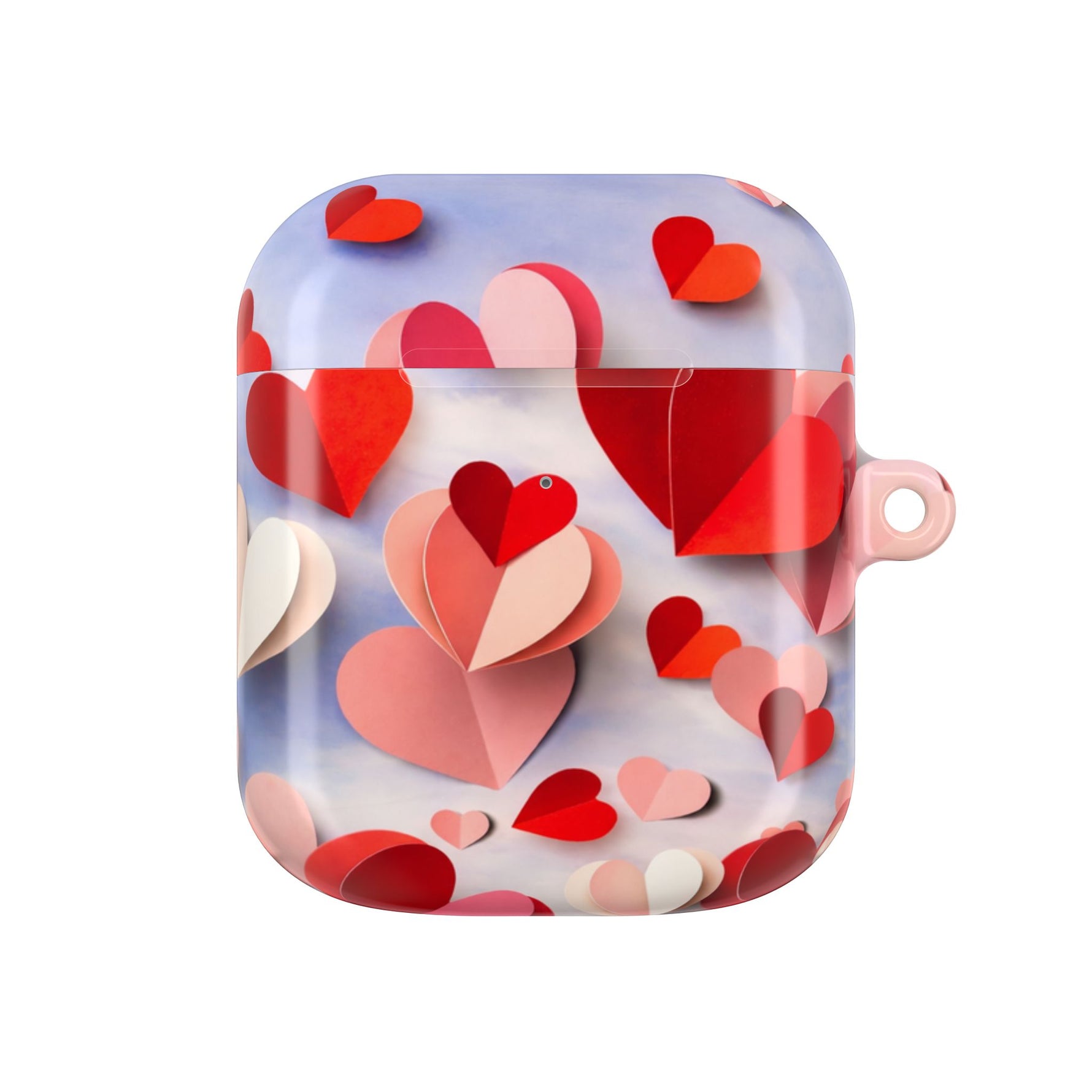 AirPod Case | 3D Paper Hearts Valentine Protective AirPods Case