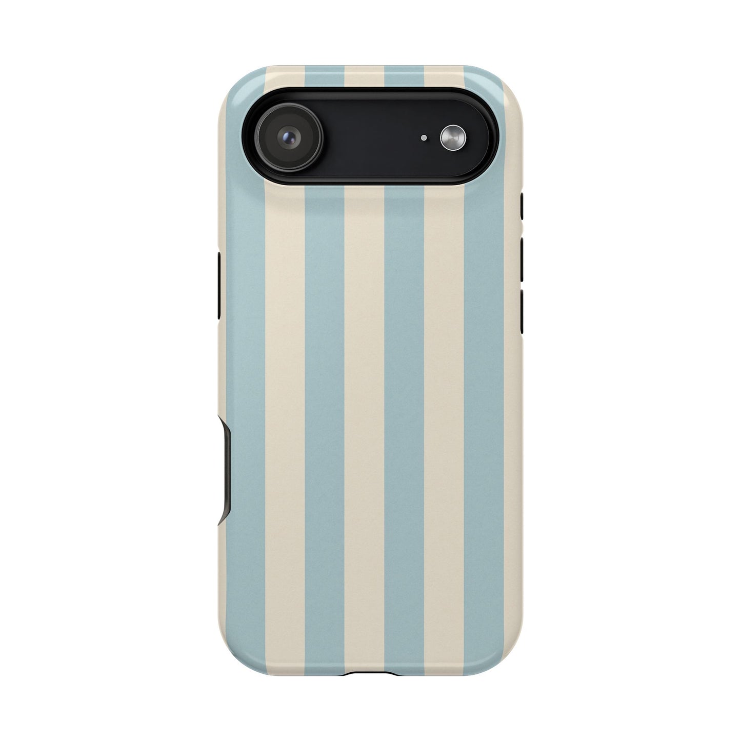 Blue Strips Pattern iPhone Case Compatible with MagSafe