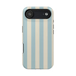 Blue Strips Pattern iPhone Case Compatible with MagSafe - Shamo's