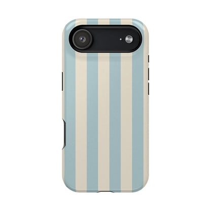 Blue Strips Pattern iPhone Case Compatible with MagSafe
