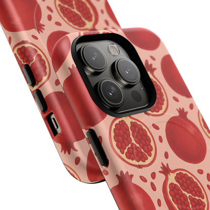 Pomegranate Fruit Tough iPhone Case | MagSafe Compatible