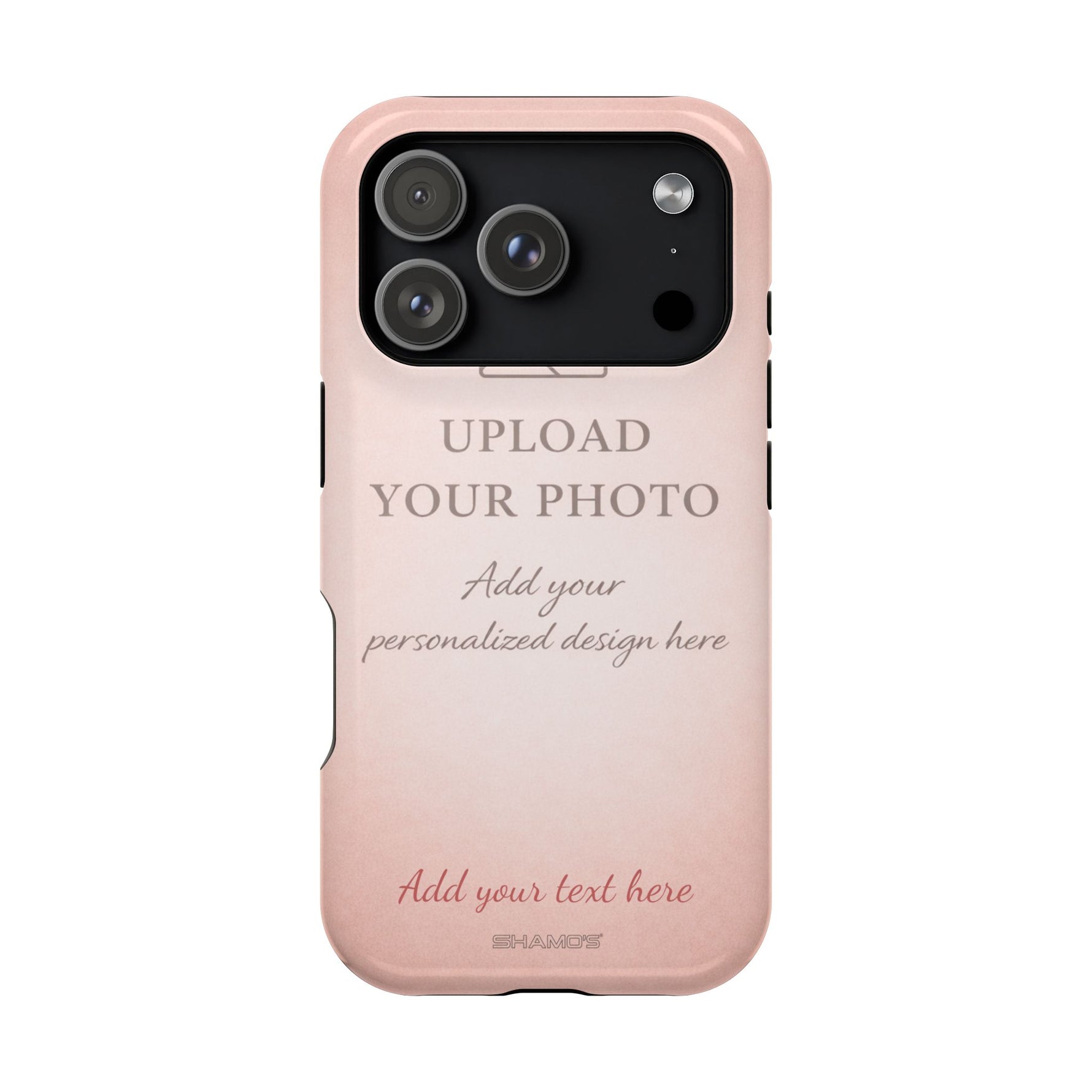 Personalizable iPhone Case | Add Your Own Photo and Text | MagSafe Compatible - iPhone 17 Pro / Glossy - Shamo's
