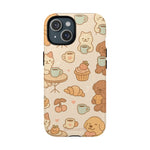 Funda para teléfono con diseño de gatos y perros y MagSafe