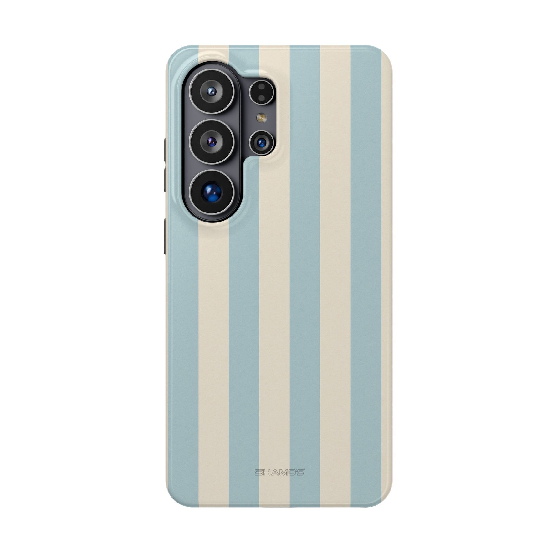 Blue Strips Pattern iPhone Case Compatible with MagSafe