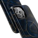 Midnight Marble iPhone Case with MagSafe - iPhone 17 / Glossy - Shamo's