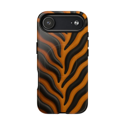 Fierce Tiger Striped iPhone Case - Works with MagSafe