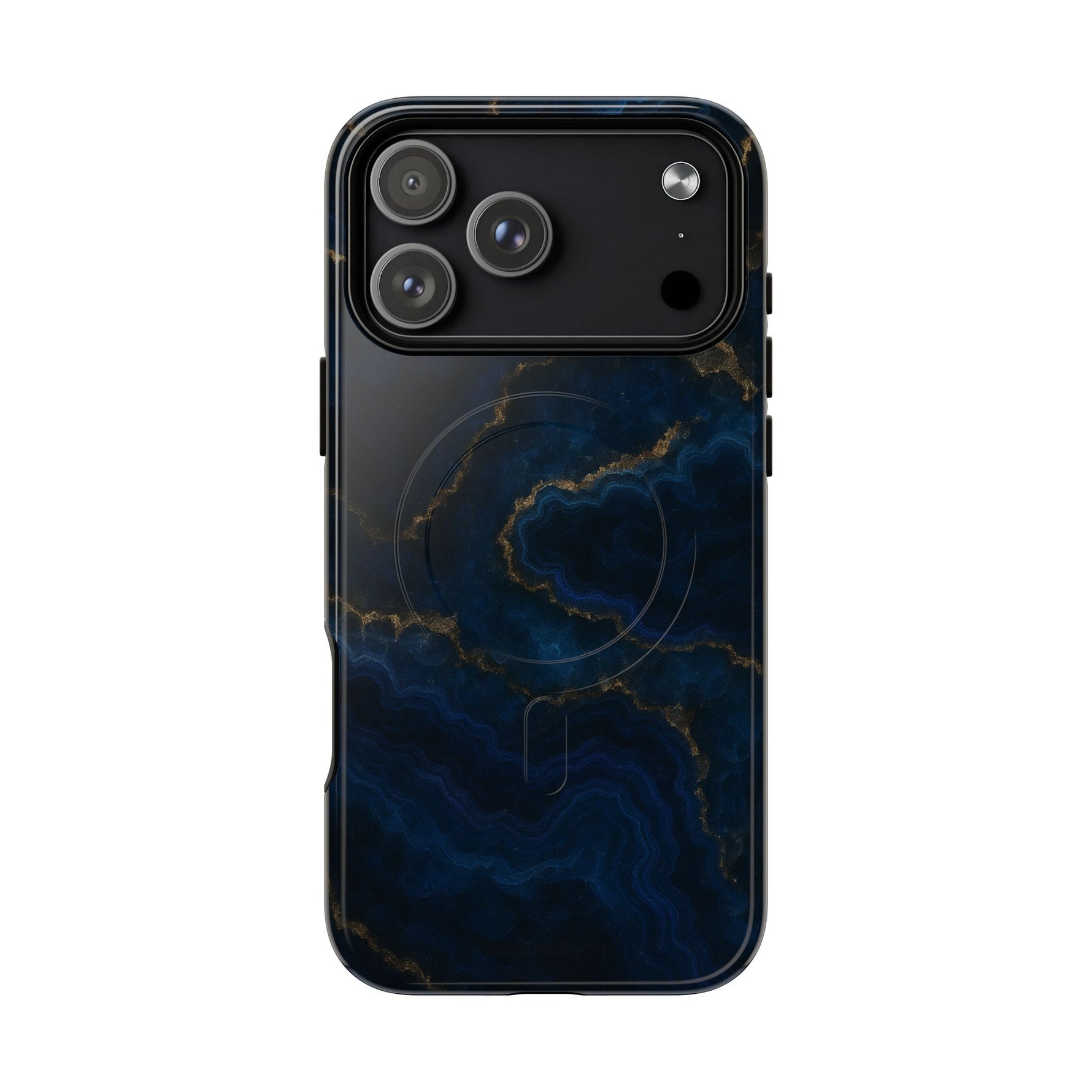 Midnight Marble iPhone Case with MagSafe - iPhone 17 Pro Max / Glossy - Shamo's