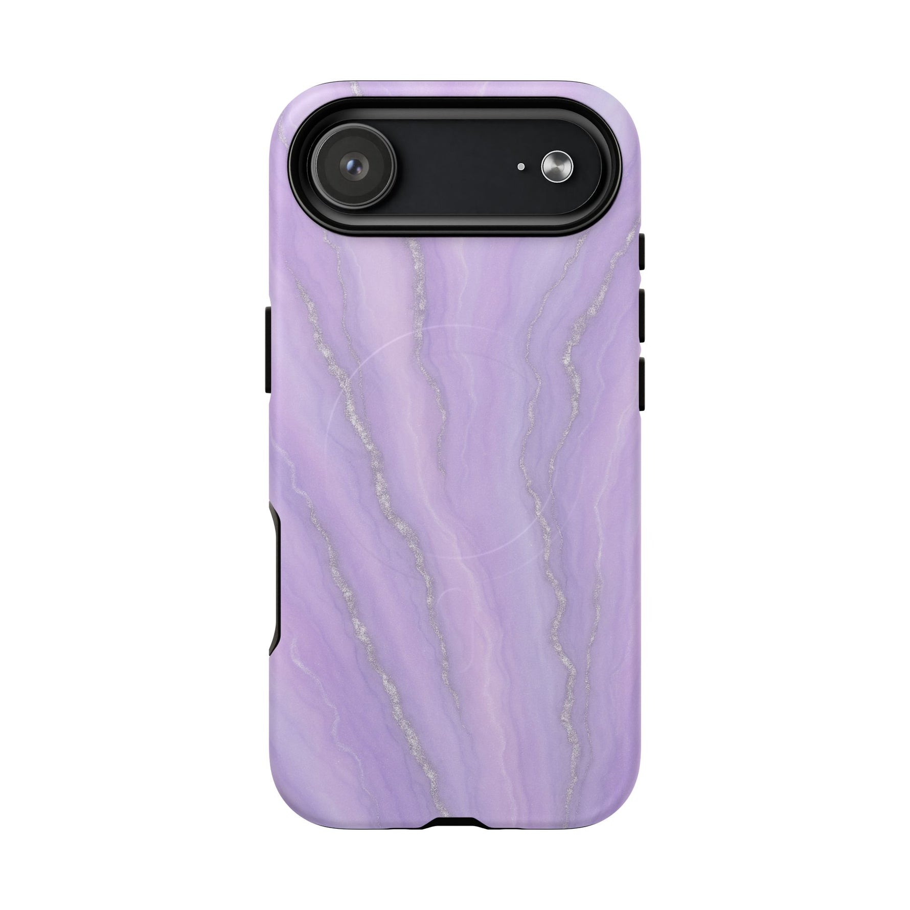 Lavender Marble iPhone Case with MagSafe - Shamo's
