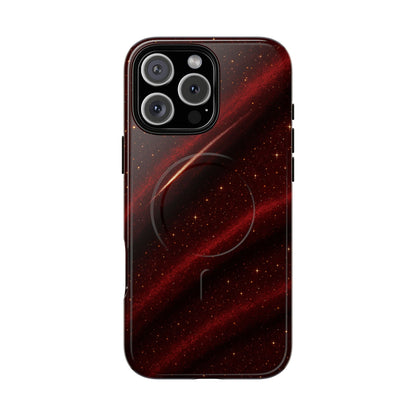 Red Nebula iPhone Case with MagSafe - Shamo's