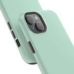 Frosted Mint MagSafe Compatible Impact-Resistant iPhone Case