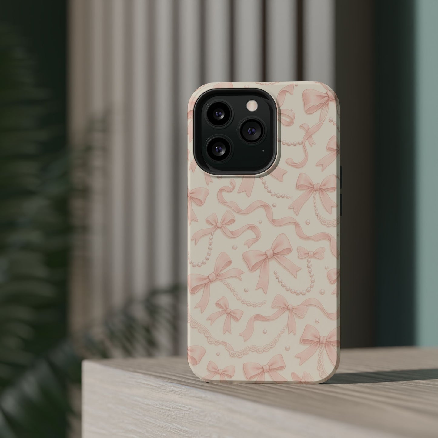Coquette Bows Pattern iPhone Case | MagSafe