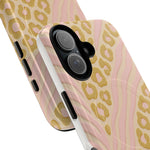 Pink Gold Leopard iPhone Case compatible with MagSafe  Shamo's